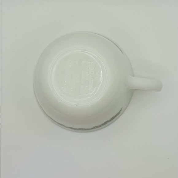 Vintage Pyrex Crazy Daisy Spring Blossom Green Milk Glass Cups Set of 6! - Picture 4 of 16